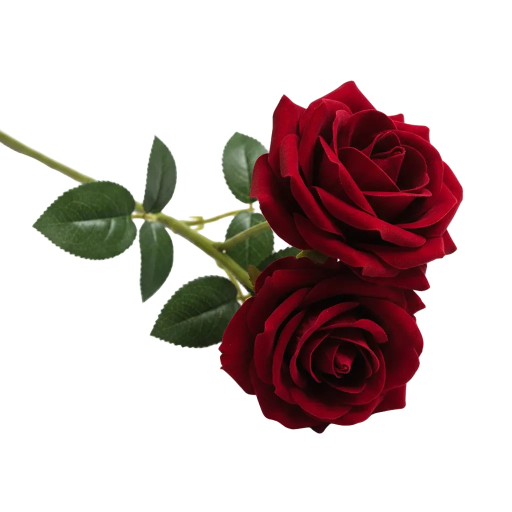 Artificial Red Rose 36cm