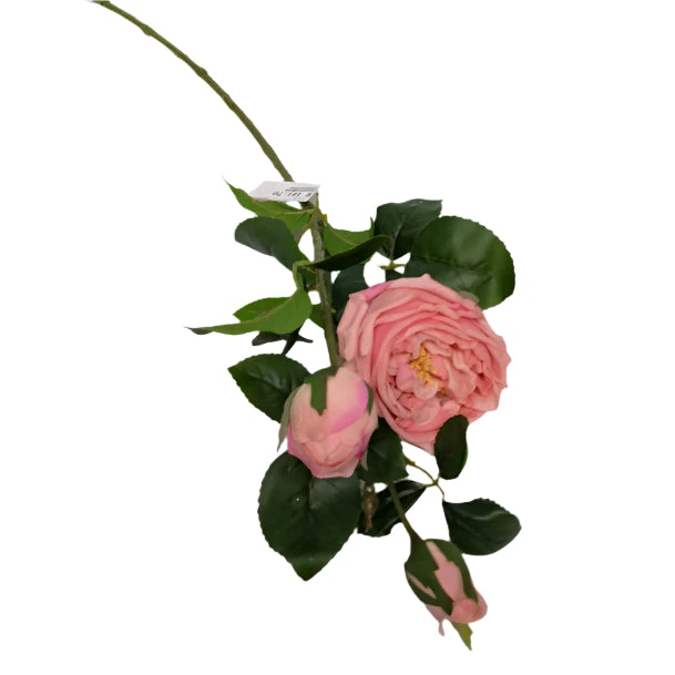 Artificial Rose Stem 70cm - L/Pink
