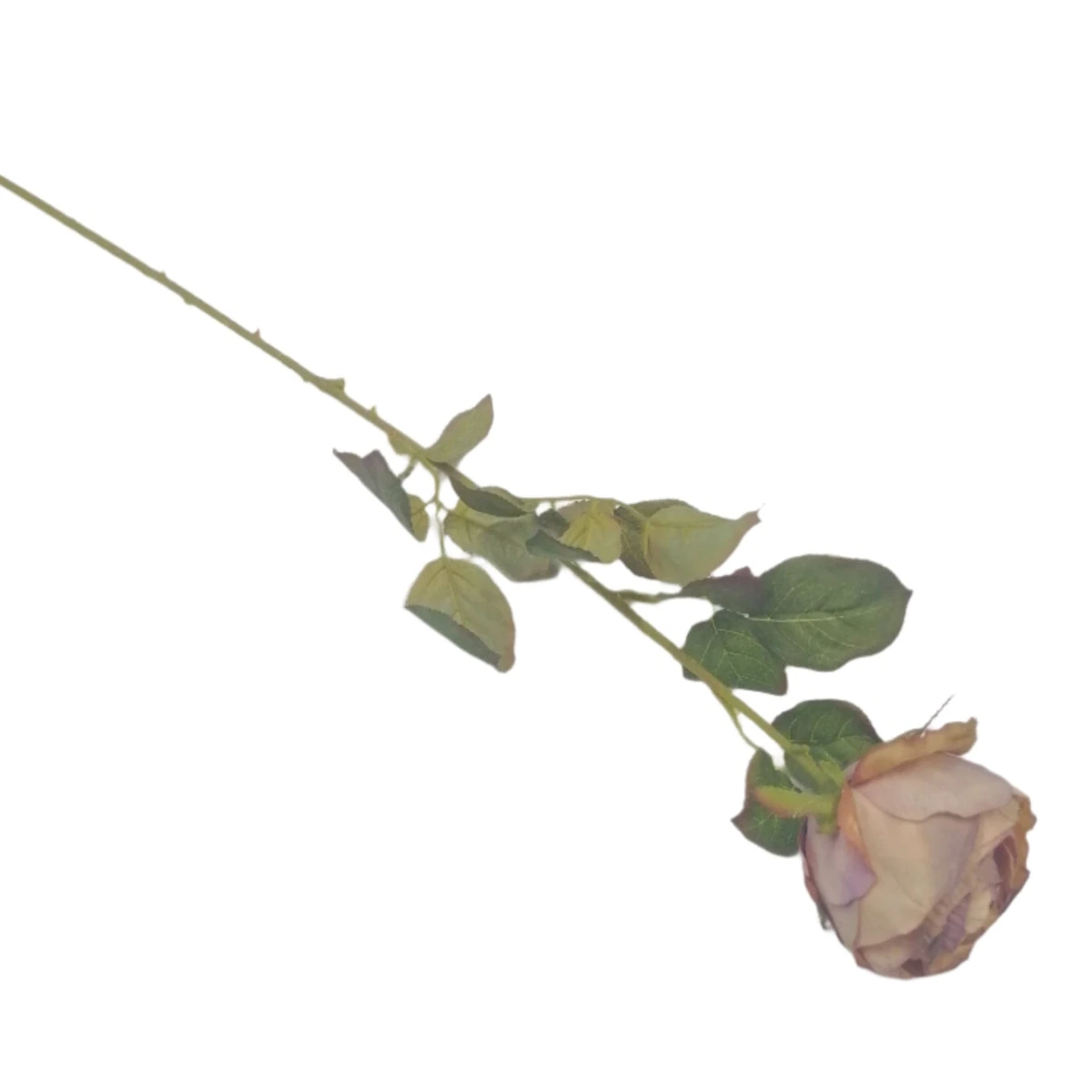 Artificial Rose on stem 75cm - Vintage cream