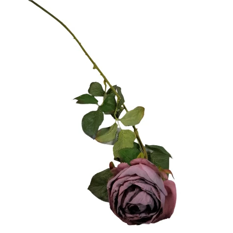 Artificial Rose on stem 75cm - Lilac